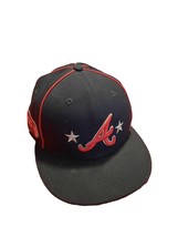 New Era Mlb 59FIFTY Atlanta Braves 2019 On Field Asg Fitted Hat Size 7 1/4 - $35.00