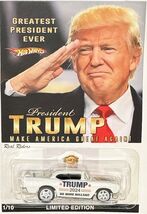 White &#39;57 CHEVY Custom Hot Wheels Car 2024 Donald Trump MAGA Series w/ RR - $109.66 CAD