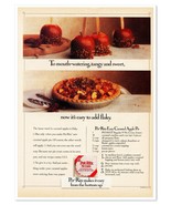 Pet-Ritz Pie Crusts Caramel Apple Pie Recipe Vintage 1992 Print Magazine Ad - £7.62 GBP