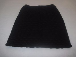 TIANELLO LADIES BLACK STRETCH PENCIL MINI-SKIRT-S-RAYON/POLY/SPANDEX-BAR... - $4.99