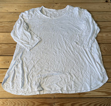 Susan graver NWOT Women’s cool touch knit tunic size 1XP white A3 - £11.75 GBP