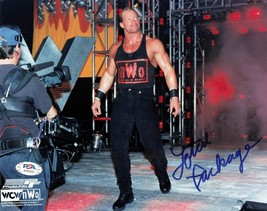Lex Luger Lawrence Pfohl signed 8x10 photo PSA/DNA COA WWE Autographed - £39.50 GBP