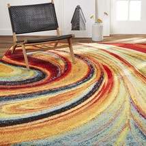 Splash, A 5&#39; 2&quot; X 7&#39; 2&quot; Area Rug By Home Dynamix. - £47.33 GBP