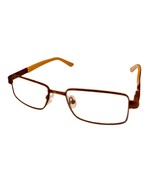 Tony Hawk Mens Brown Rectangle Metal Eyewear Frame 512 1 52mm - £36.05 GBP