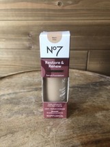 No. 7 Restore and Renew Serum Foundation Warm Ivory 1 oz Exp 24 *READ* - $20.53