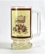 Vintage The Lift Gary Patterson Drinking Glass Mug Handle Thought Factory - $40.60 CAD
