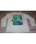 SUPERMAN Dc Comics Long Sleeve T-Shirt YOUTH SMALL NEW w/ TAG - $25.05 CAD