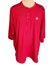 Ogio Shirt Womens 4XL Red Shirt Sleeve 1/2 Button NWT - £19.54 GBP