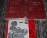 1989 Mercury Topaze &amp; Ford Tempo Service Réparation Atelier Manuel Set O... - £6.54 GBP