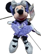Disney Store Sugar Plum Minnie Mouse 8&quot; Bean Bag Plush Nwt - £5.49 GBP