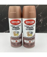 Lot of 2! Krylon Metallic Satin Sparkling Canyon Spray Paint 11oz - $753.77 MXN