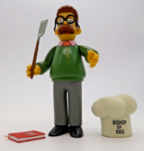 The Simpsons Action Figure World of Springfield Ned Flanders Bishop of BBQ - £9.57 GBP