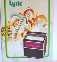 Wurlitzer Lyric Jukebox Flyer Original Phonograph Music Promo Art 8.25&quot; x 11.5 - £22.04 GBP