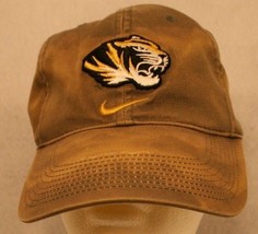 Mizzou TIGERS Univ-MO Nike embroidered logo strapback faded Brown Ombre cap hat - $24.95
