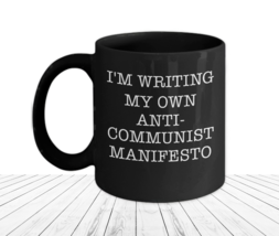 Anti-Communist Manifesto Black Mug Anarchy Works Gift  Anarchist Anthropologist - £17.36 GBP+