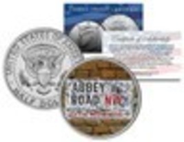 BEATLES * The Original ABBEY ROAD Street Sign * Kennedy Half Dollar US Coin - $17.72 CAD