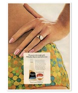 Pacquin Lotion &amp; Hand Cream For Single Girls Vintage 1968 Full-Page Maga... - £7.63 GBP