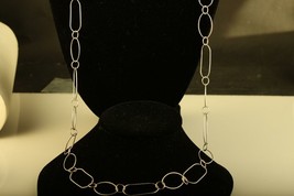 Vintage Sterling Silver 925 Silpada Lasting Impressions Chain Link Necklace - £67.26 GBP