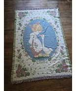 Tapestry Throw Blanket &#39;93 Precious Moments Goose Make joyful Noise Frin... - €46,85 EUR