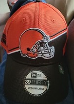 Cleveland Browns New Era Medium Large Fitted Hat - £21.65 GBP