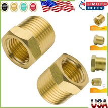 Durable Brass Hex Bushing 3/8&quot; NPT Male to 1/4&quot; NPT Female - 1200psi (Pa... - $18.59 CAD