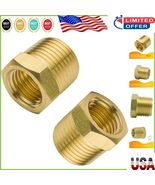 Durable Brass Hex Bushing 3/8&quot; NPT Male to 1/4&quot; NPT Female - 1200psi (Pa... - $245.43 MXN