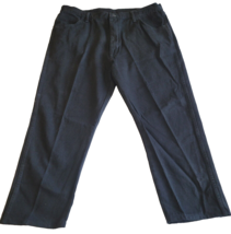 Men&#39;s Black Rustler 42 x 30 Jeans ACTUAL 40&quot; x 26&quot; Custom Hemmed Straight Leg - £8.69 GBP