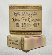 Organic Asian Tea Blossom Shea Butter Soap(Vegan)(Cruelty-Free) 4.5oz - £7.10 GBP