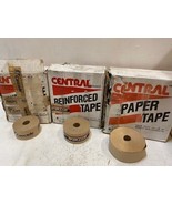 3 Boxes of Central Reinforced Tape 27 Rolls 3inx450ft Grade 260 &amp; 235 72... - £155.23 GBP