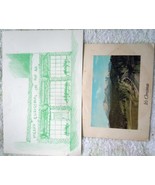 Vintage Christmas Card &amp; Christmas Info Sheet From Department Stores - $74.63 MXN
