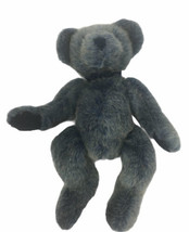 Russ Berrie Co Plush Bear Benson Blue w Cream Tips Fur 17&#39; Inches Stuffed Animal - £29.32 GBP