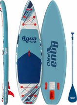 Aqua Pro Halcyon Touring Inflatable Stand-Up Paddleboard Isup, Sleek Stable - $120.99