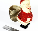 Santa Claus w/ Gold Bag Christmas Ramp Walker Toy (Circa 1960&#39;s, Hong Kong) - $18.54