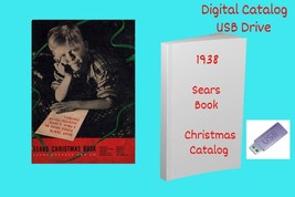 Vintage 1938 Sears Christmas Catalog Toys &amp; More See Description On USB Or CD - £14.26 GBP+