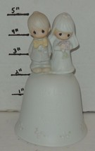 1981 Precious Moments #E-7179 &quot;The Lord Bless You And Keep You&quot; Bell Rar... - $66.83
