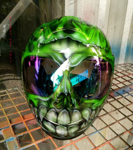 Custom Airbrush Painted Full Face Motorcycle Helmet - $319.00
