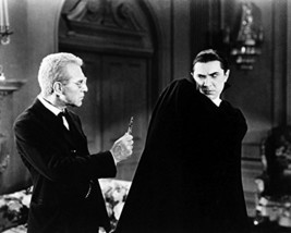 Bela Lugosi Dracula Recoils In Horror From Man Holding Cross 16x20 Canva... - £54.81 GBP