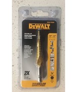 New DEWALT DWA1783IR TITANIUM Impact Ready 2x Life Step Drill Bit 1/8&quot; -... - $34.65