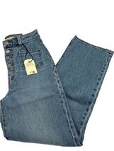 Levi's Women's Ribcage Straight Ankle Patch Pocket Blue size 25 x 27 - $40.49