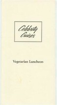 Celebrity Cruises Vegetarian Luncheon Menu 1996 - £13.97 GBP