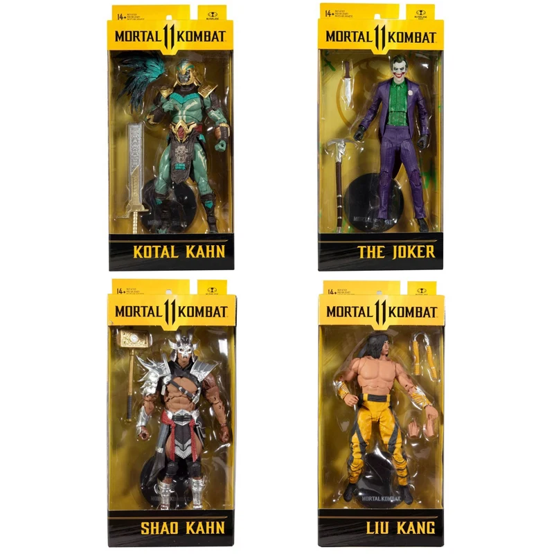 Mcfarlane Toys 7-inch Mortal Kombat Kotal Kahn The Joker Shao Kahn Liu Kang - $67.19