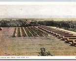 Birds Eye View Mess Halls and Tents Pine Camp New York 1936 WB Postcard H15 - $9.85