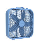 20&quot; Cool Colors 3-Speed Box Fan with Weather-Resistant Motor, Blue, 22.5... - $44.80