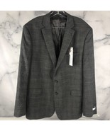 Calvin Klein Extreme Slim Fit Men 48R Gray Wool Blend Sport Coat Blazer ... - $69.80