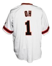 Sadaharu Oh #1 Yomiuri Giants Tokyo Button Down Baseball Jersey White Any Size image 2