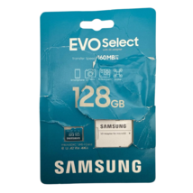 Samsung EVO Select 128GB microSDXC UHS I U3 V30 A2 Memory Card with SD A... - $285.71 MXN