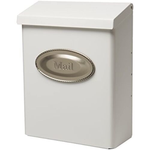 Gibraltar Mailboxes Designer Locking Medium Capacity Galvanized Steel Wh... - $44.83
