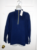 NWT LILLY PULITZER LOW TIDE NAVY ASHLEE PULLOVER XXL - $89.99