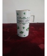 Vintage Lefton China Irish Coffee Tea Cup Clover Shamrock Hand Painted - £11.20 GBP
