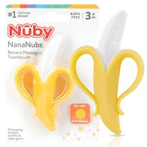 Nuby Nananubs Banana Massaging Toothbrush - £7.17 GBP